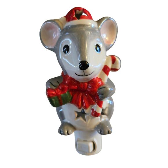 Ganz Other - Ganz Mouse with Cut Out Stars Night Light 6 Inch Multicolor Plug in
